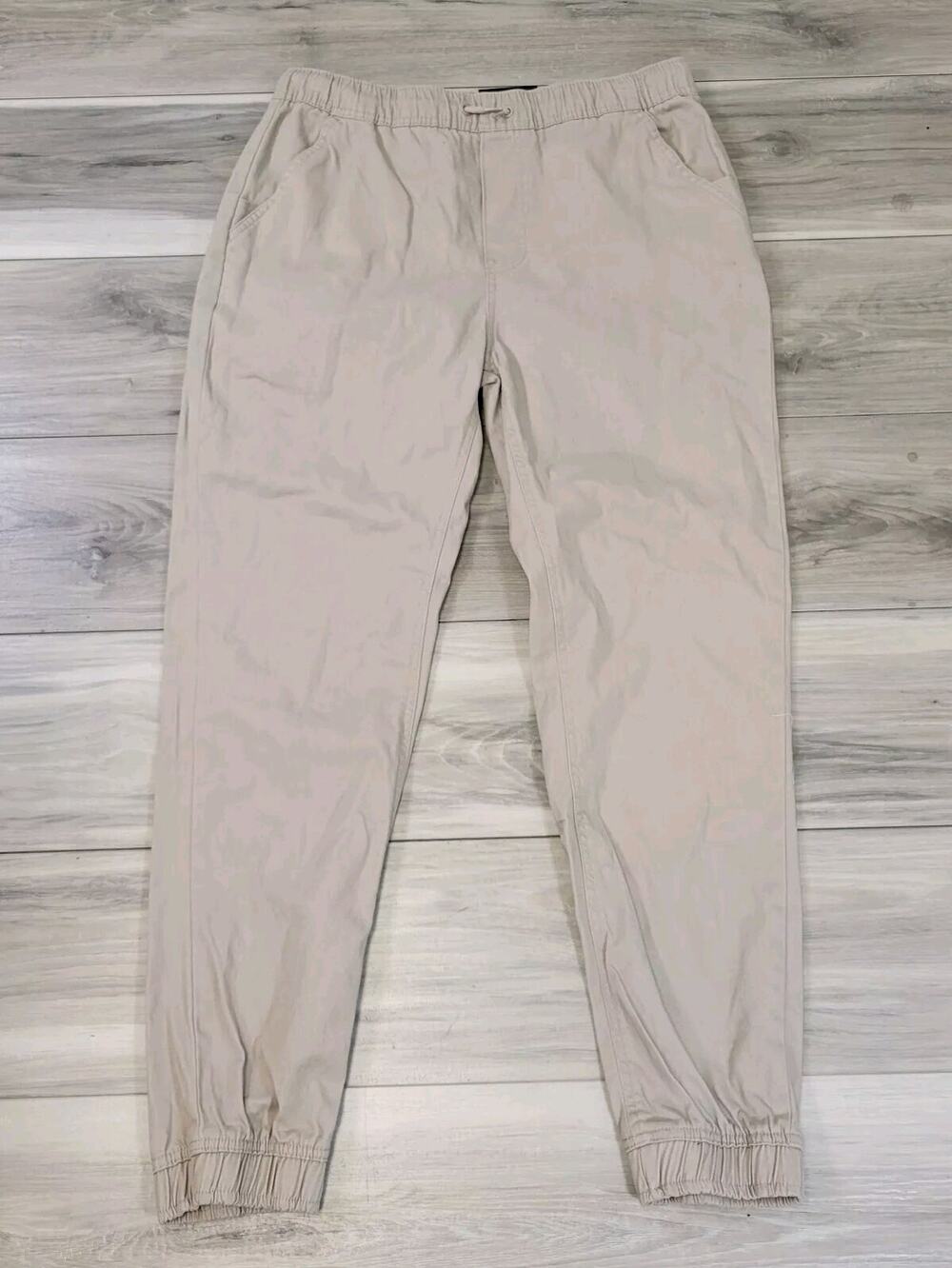 IZOD Joggers Boys M(32-34) Khaki Approved Schoolwear Stretch New